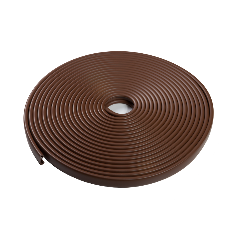 Listwa poręczowa PCV PREMIUM, poręczówka 35x8mm brąz