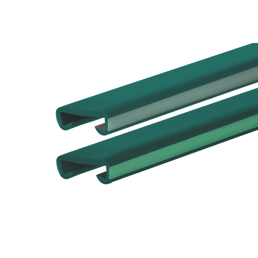 Listwa poręczowa PCV FOTO, poręczówka 40x8mm zielony