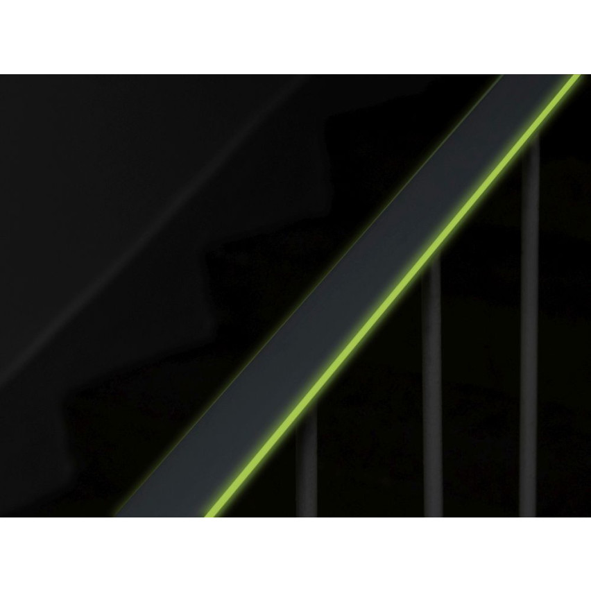 Listwa poręczowa PCV FOTO, poręczówka 40x8mm czarny