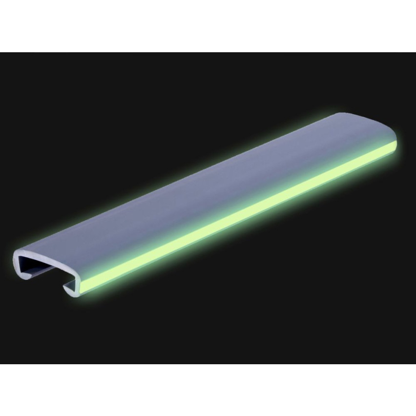 Listwa poręczowa PCV FOTO, poręczówka 40x8mm czarny