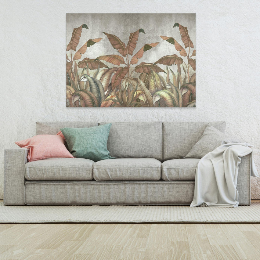 Obraz Na Płótnie LIŚCIE BANANOWCA Duży 60x40