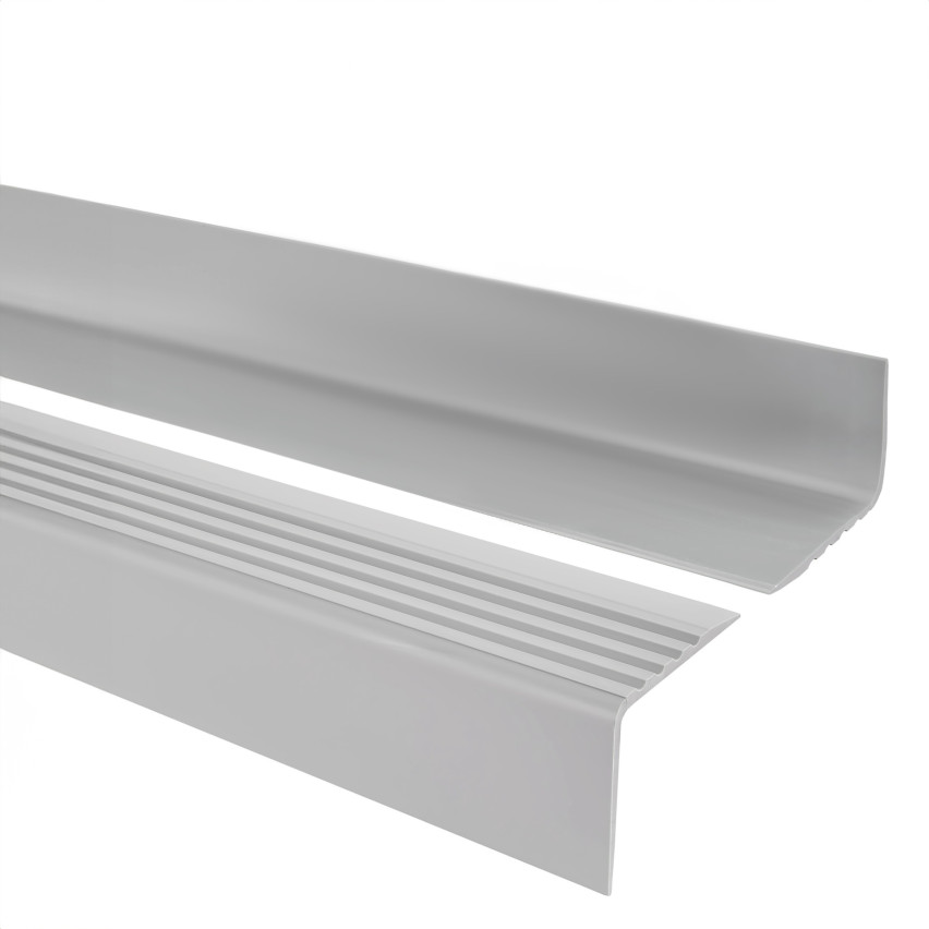 Profil schodowy antypoślizgowy 50x42mm 150cm jasnoszary