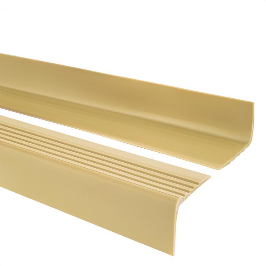 Profil schodowy antypoślizgowy 50x42mm 150cm kremowy