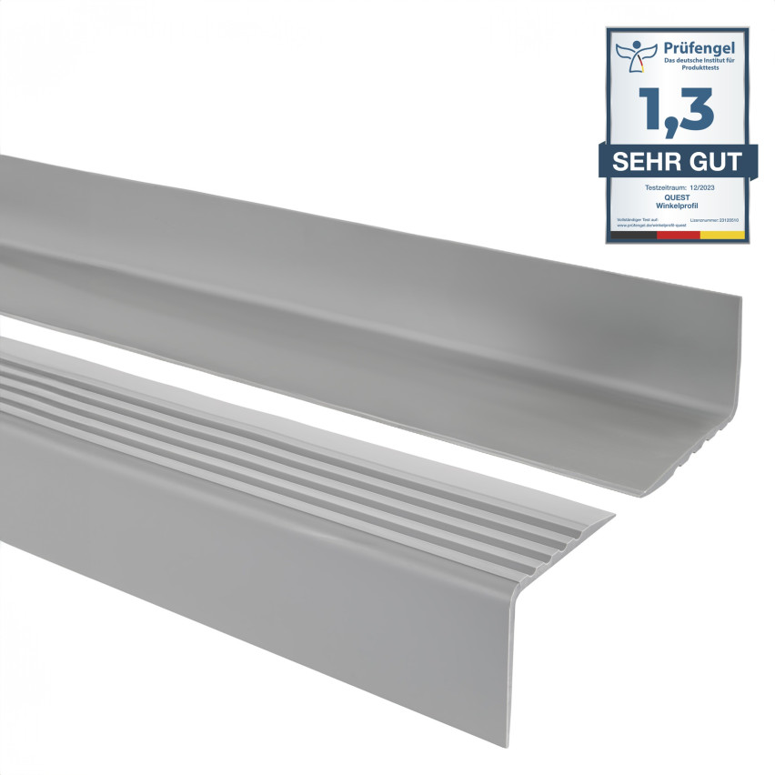 Profil schodowy antyposlizgowy 50x42mm 150cm szary