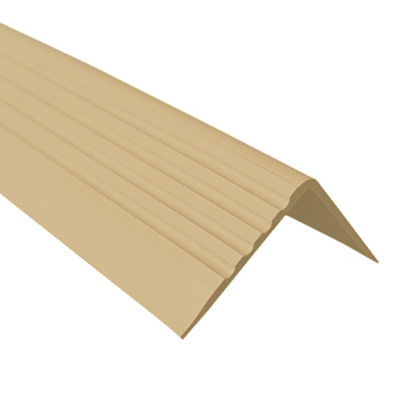 Profil schodowy antypoślizgowy 50x42mm 150cm kremowy