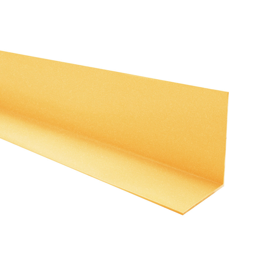Profil kątowy PVC nierównoramienny, ochrona krawędzi, ochrona narożników, złoty