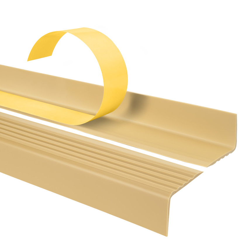 Profil schodowy antypoślizgowy samoprzylepny 40x25mm krem