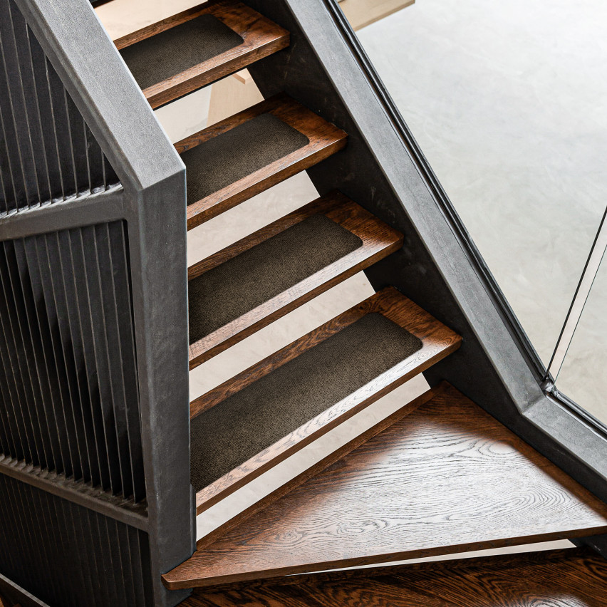 Dywanik schodowy samoprzylepny, antypoślizgowy prosty 76x20 cm, nakładka na schody, szary