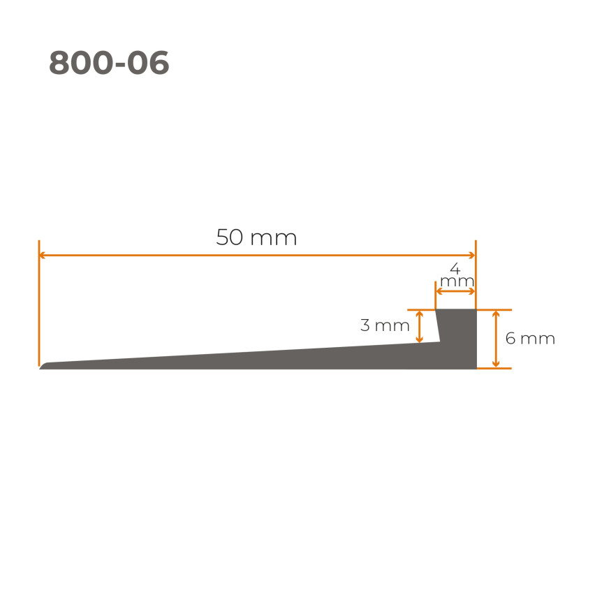 Listwa łączeniowa 6mm 800-06-700-200