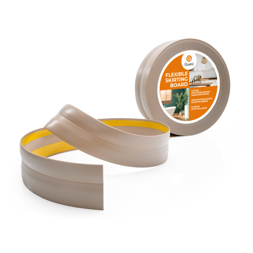 Listwa przypodłogowa samoprzylepna PCV 32x23mm Beż 