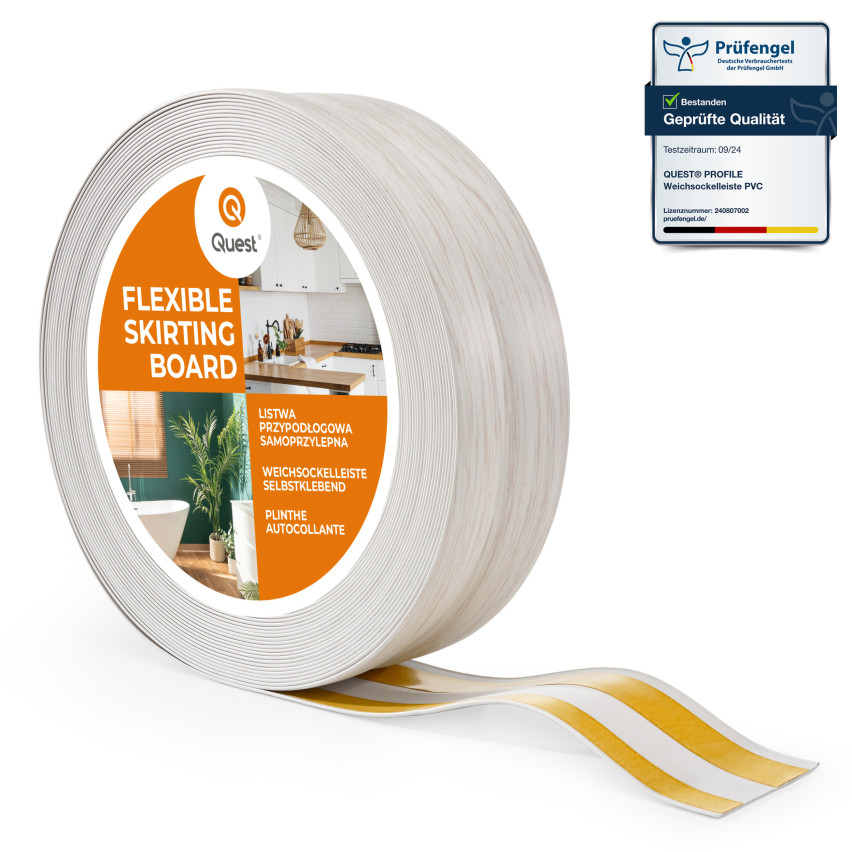 Listwa przypodłogowa samoprzylepna PCV 32x23mm Brzoza