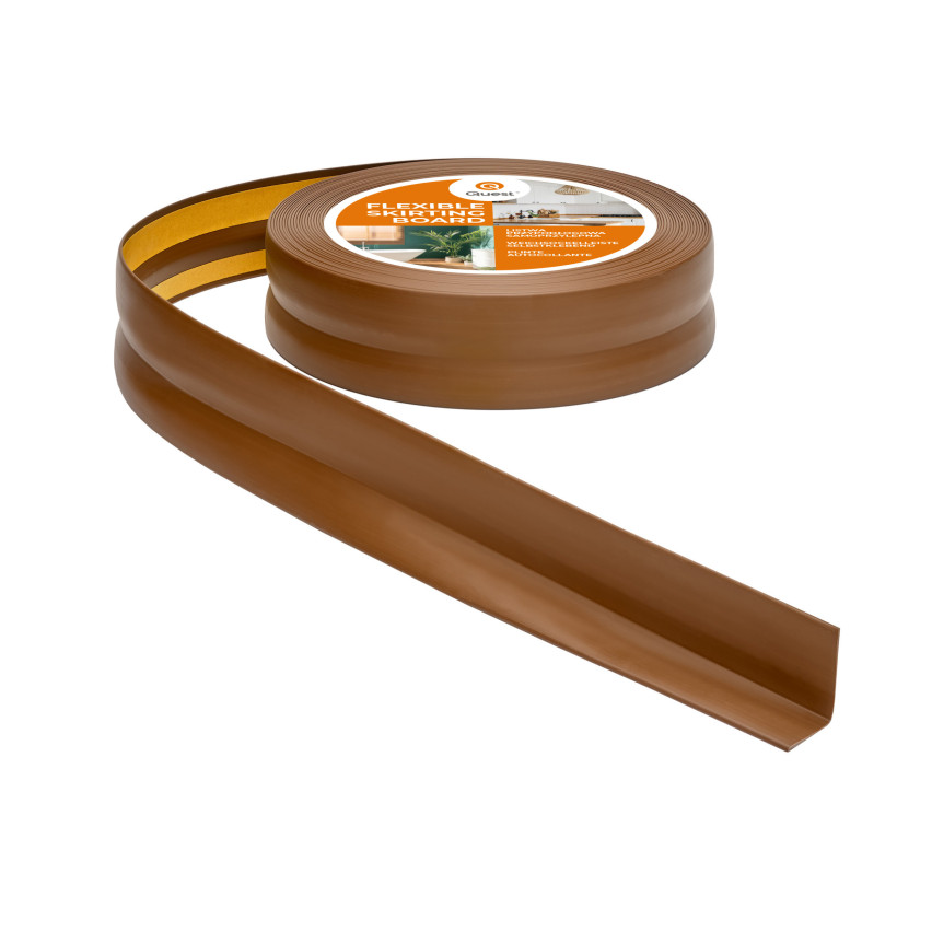 Listwa przypodłogowa samoprzylepna PCV 32x23mm Ciemny brąz