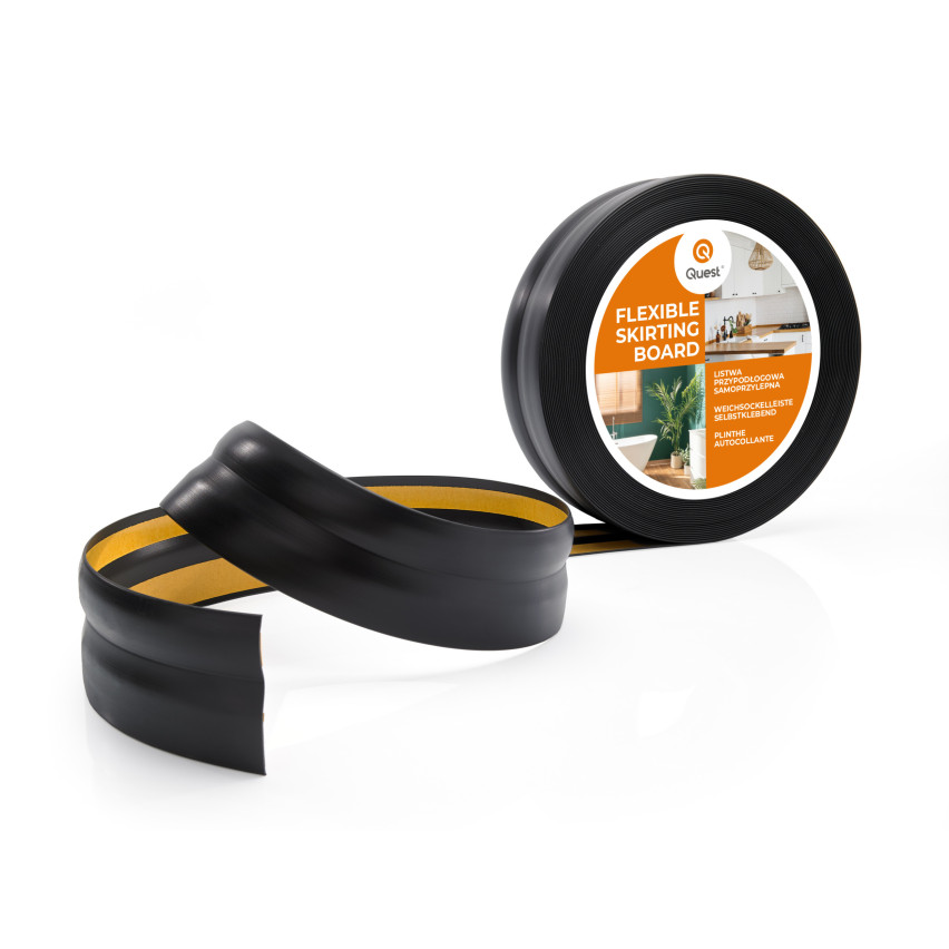 Listwa przypodłogowa samoprzylepna PCV 32x23mm czarny