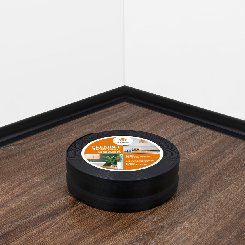 Listwa przypodłogowa samoprzylepna PCV 32x23mm czarny