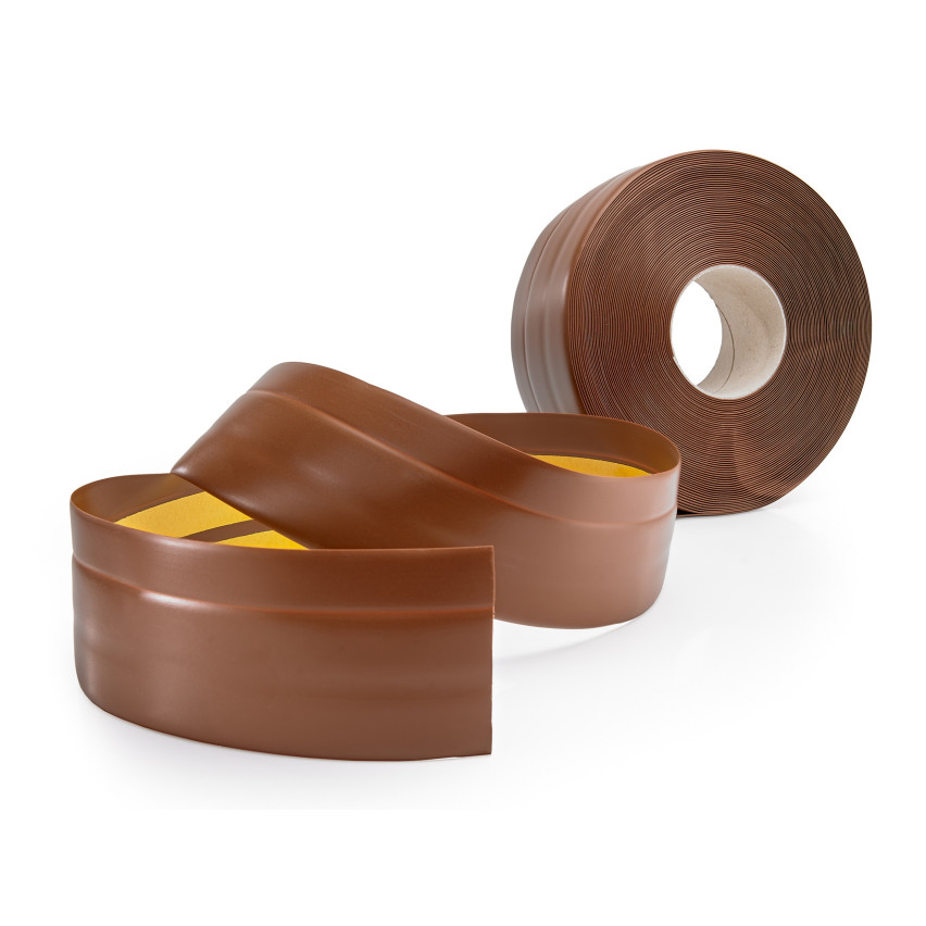 Listwa przypodłogowa samoprzylepna PCV 50x20mm Ciemny brąz