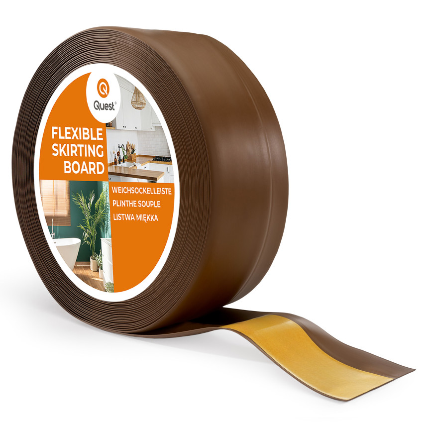 Listwa przypodłogowa samoprzylepna PCV 50x20mm Ciemny brąz