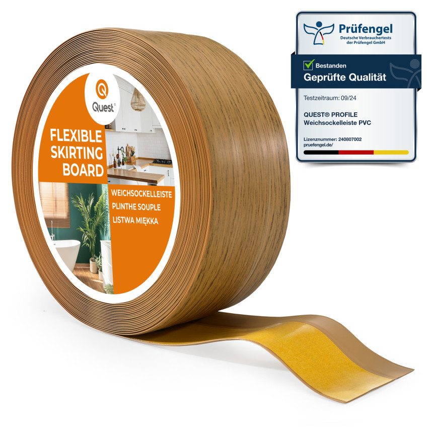 Listwa przypodłogowa samoprzylepna PCV 50x20mm dąb