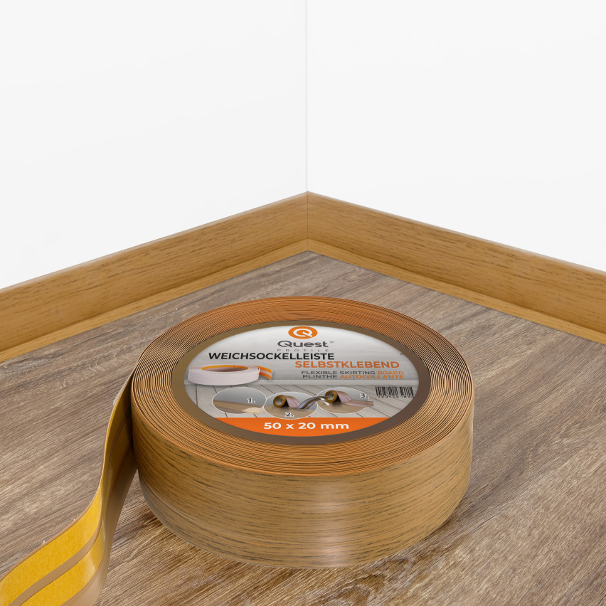 Listwa przypodłogowa samoprzylepna PCV 50x20mm dąb