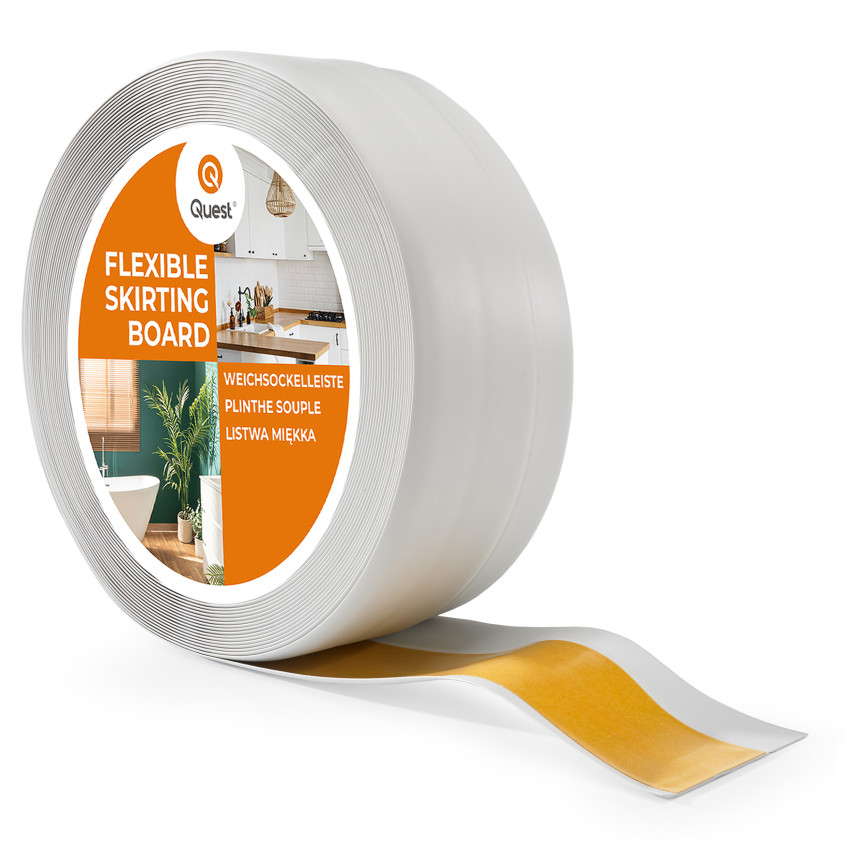 Listwa przypodłogowa samoprzylepna PCV 50x20mm jasnoszary