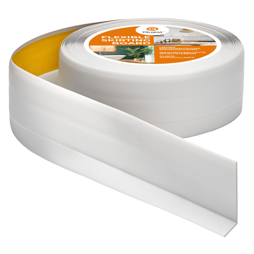 Listwa przypodłogowa samoprzylepna PCV 50x20mm jasnoszary