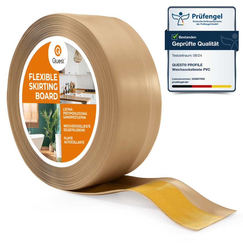 Listwa przypodłogowa samoprzylepna PCV 50x20mm piaskowy