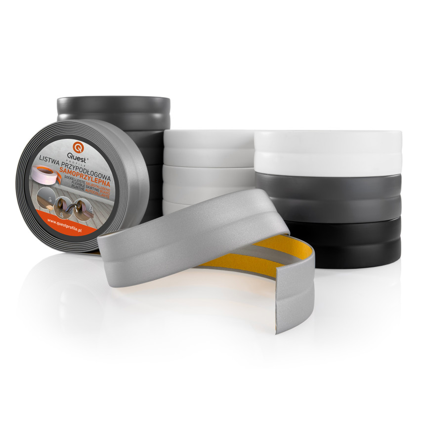 Listwa wykończeniowa samoprzylepna jasnobrązowa PCV 