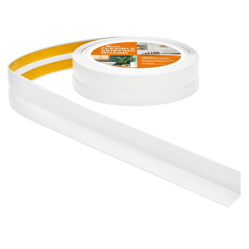 Listwa wykończeniowa samoprzylepna biała PCV 