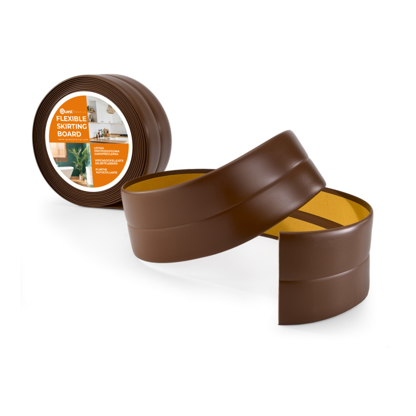 Listwa wykończeniowa samoprzylepna brąz PCV