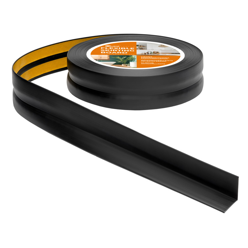 Listwa wykończeniowa samoprzylepna czarna PCV