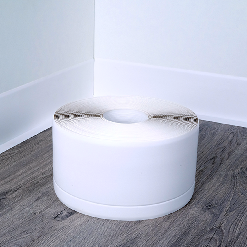 Listwa przypodłogowa samoprzylepna PCV 100x25mm biała