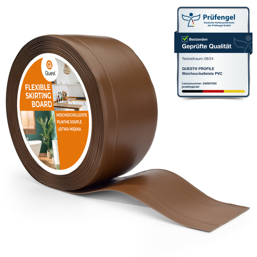 Listwa przypodłogowa PCV 100x25mm brązowa