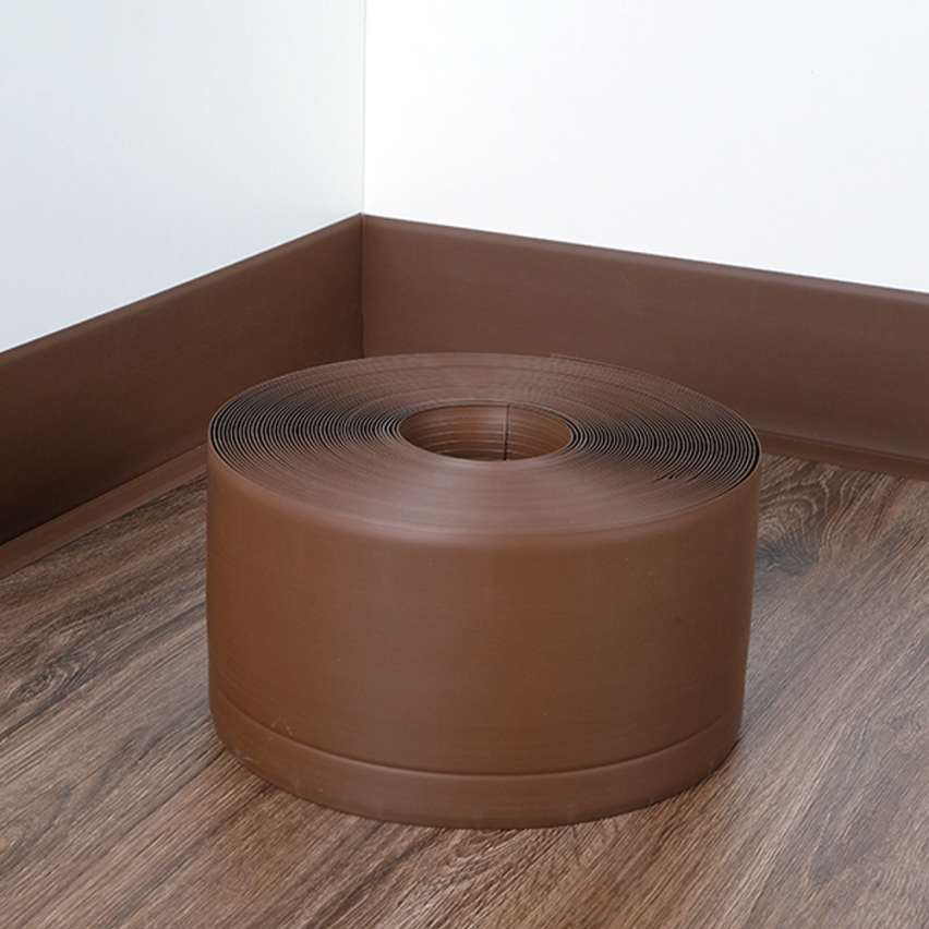 Listwa przypodłogowa samoprzylepna PCV 100x25mm brązowa