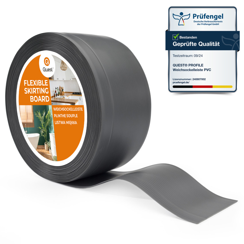 Listwa przypodłogowa PCV 100x25mm ciemnoszara