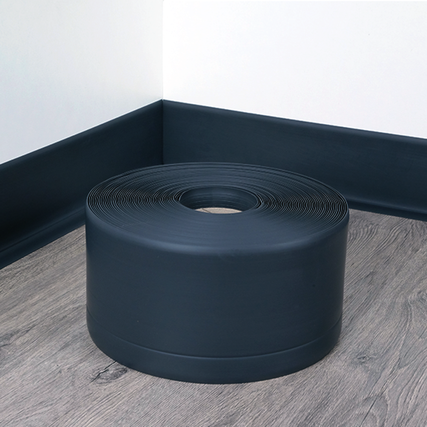 Listwa przypodłogowa samoprzylepna PCV 100x25mm ciemnoszary