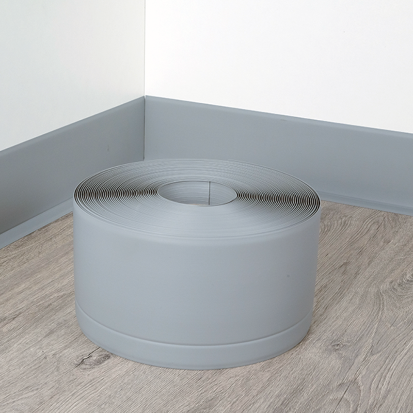 Listwa przypodłogowa samoprzylepna PCV 100x25mm szara