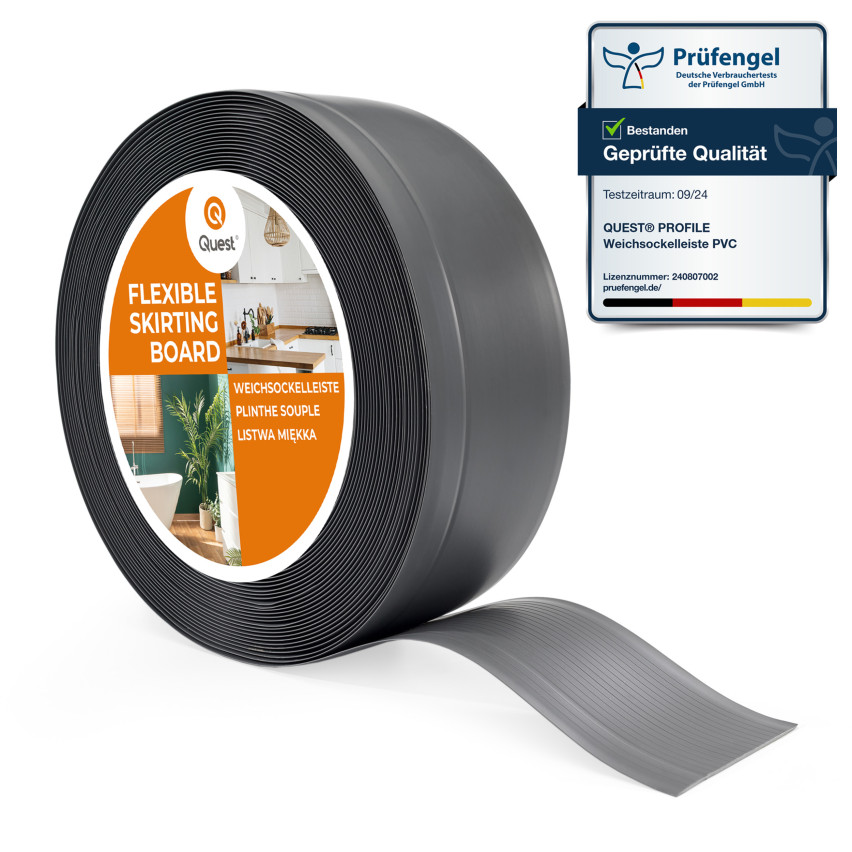 Listwa przypodłogowa PCV 70x20mm ciemnoszara