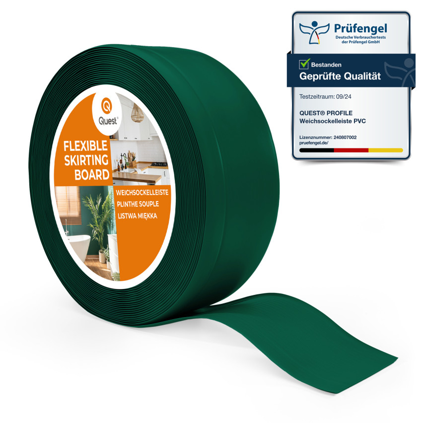 Listwa przypodłogowa PCV 70x20mm, zielony