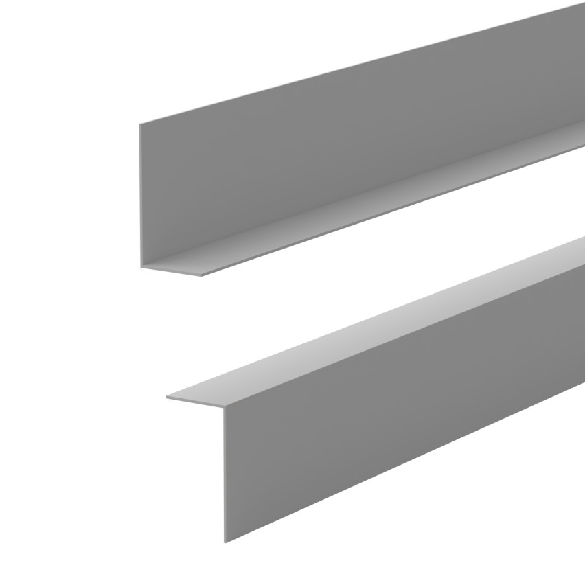 Minimalistyczna listwa przypodłogowa PVC twarda, Loft, Modern, szary
