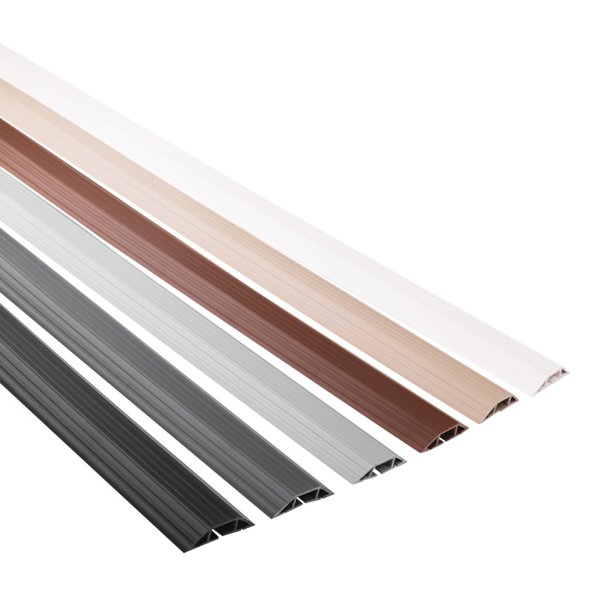  Listwa kablowa maskująca PCV – 200 cm, trapezowa, biały