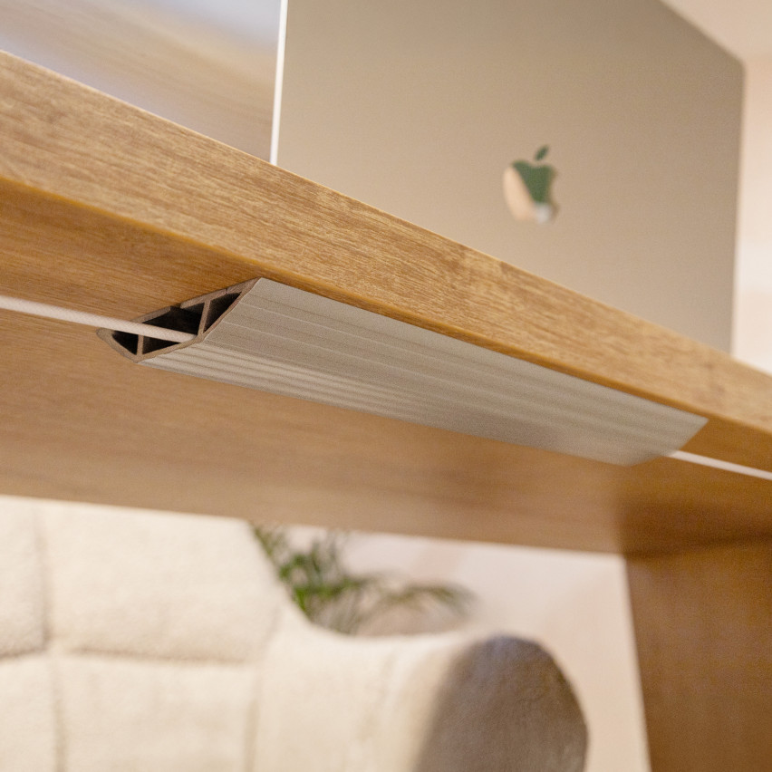  Listwa kablowa maskująca PCV – 200 cm, trapezowa, biały