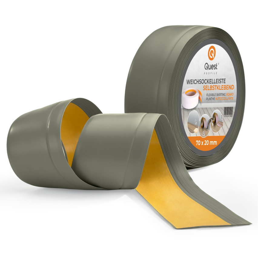 Listwa przypodłogowa samoprzylepna PCV 70x20mm, oliwkowy