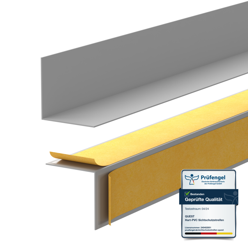 Minimalistyczna listwa przypodłogowa samoprzylepna PVC twarda, Loft, Modern, szary
