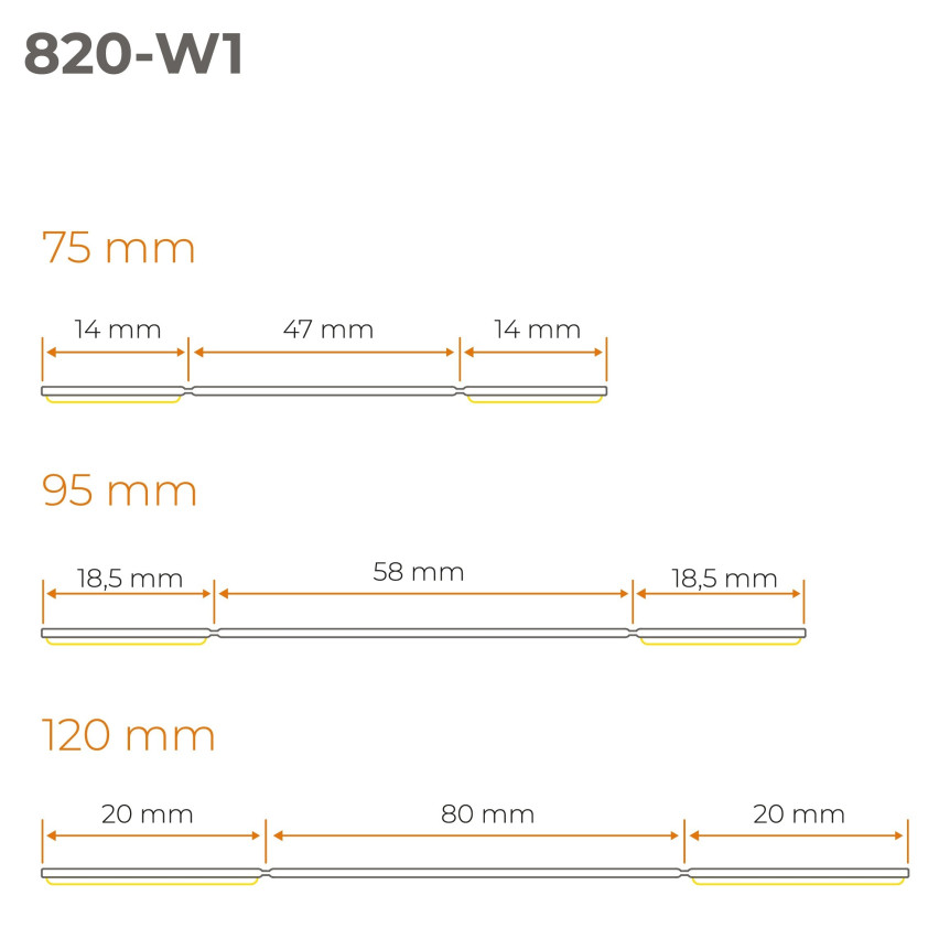 Listwa wielofunkcyjna z PCV 6w1 – samoprzylepny panel wykończeniowy, piaskowy