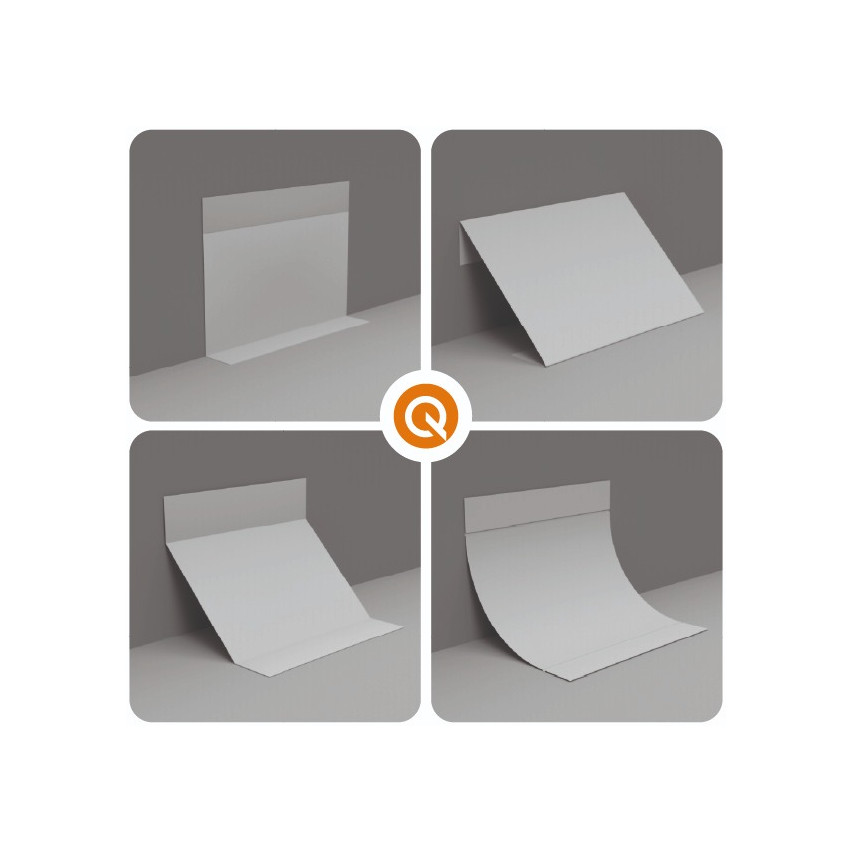 Listwa wielofunkcyjna z PCV 6w1 – samoprzylepny panel wykończeniowy,  jasnozielony