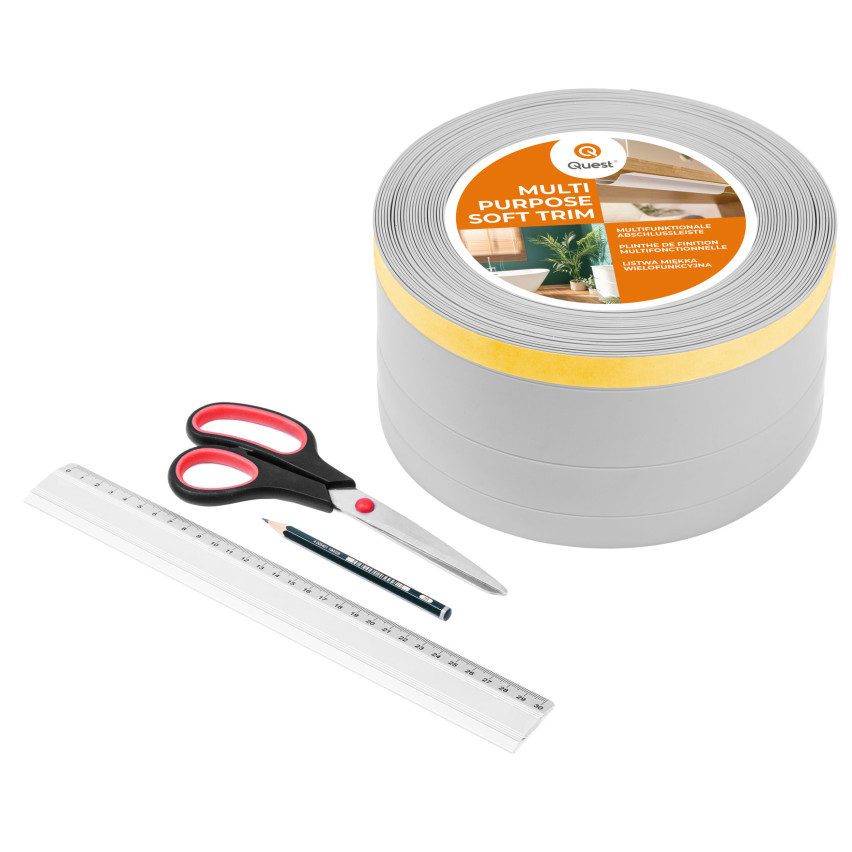 Listwa wielofunkcyjna z PCV 4in1 – samoprzylepny panel wykończeniowy, 120mm, biały