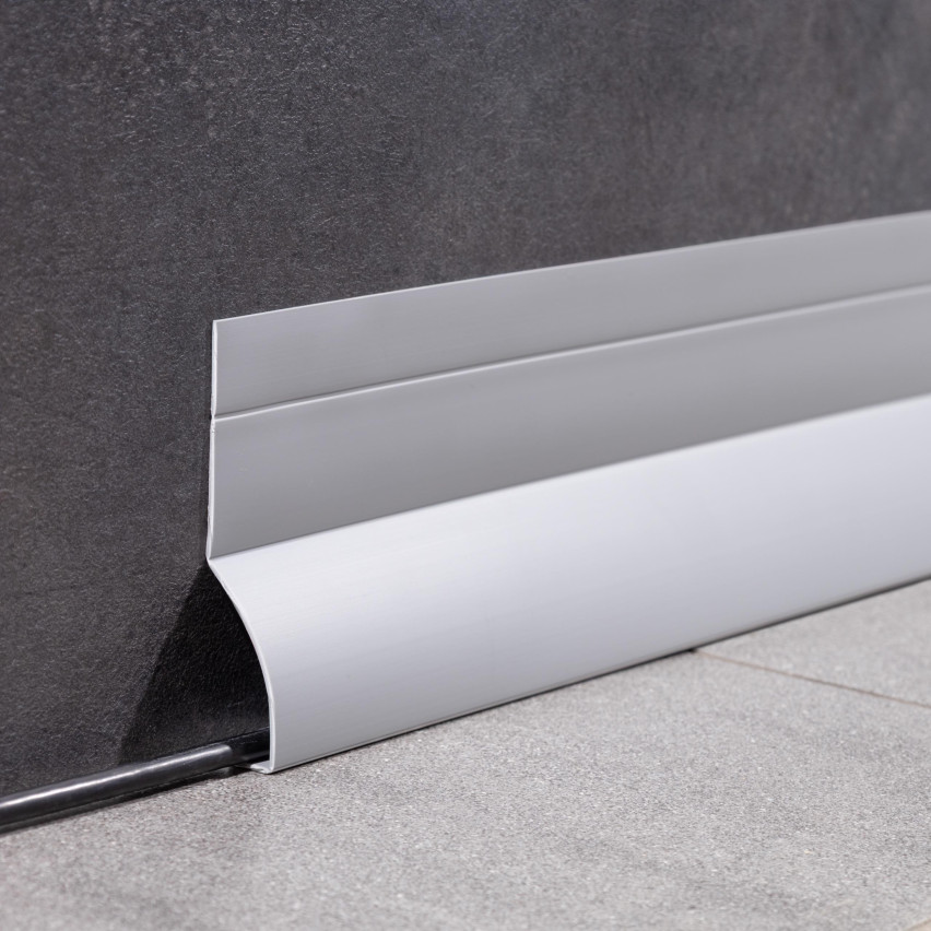 Listwa wielofunkcyjna z PCV 4in1 – samoprzylepny panel wykończeniowy, 120mm, biały