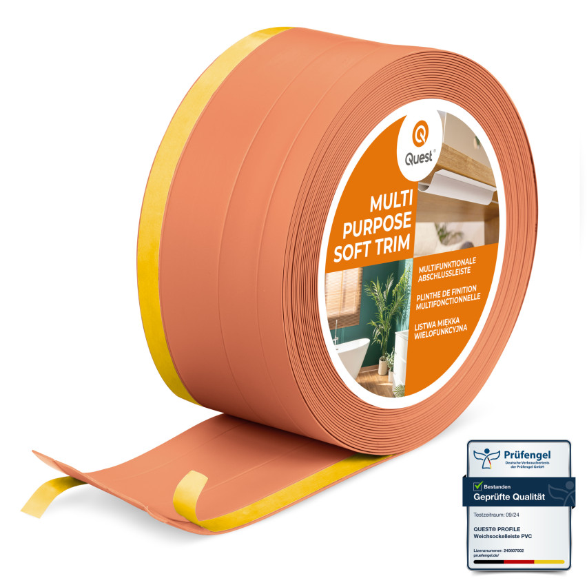 Listwa wielofunkcyjna z PCV 4in1 – samoprzylepny panel wykończeniowy, 120mm, ceglany