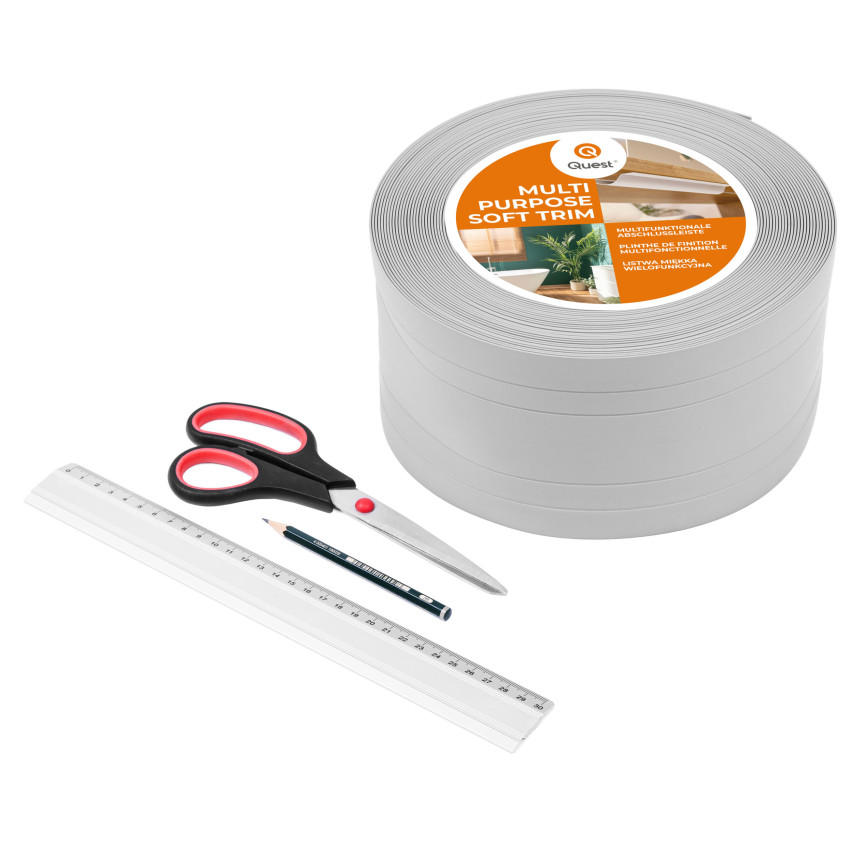 Listwa wielofunkcyjna z PCV 2in1 – samoprzylepny panel wykończeniowy, 110 mm, brąz