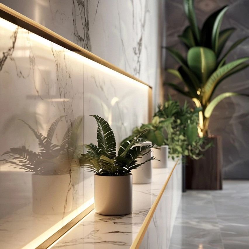 Listwa montażowo-wykończeniowa samoprzylepna PCV na taśmie piankowej 10/10 5m - złoty