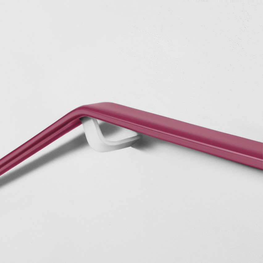 Listwa poręczowa PCV PREMIUM, poręczówka 40x8mm bordowy